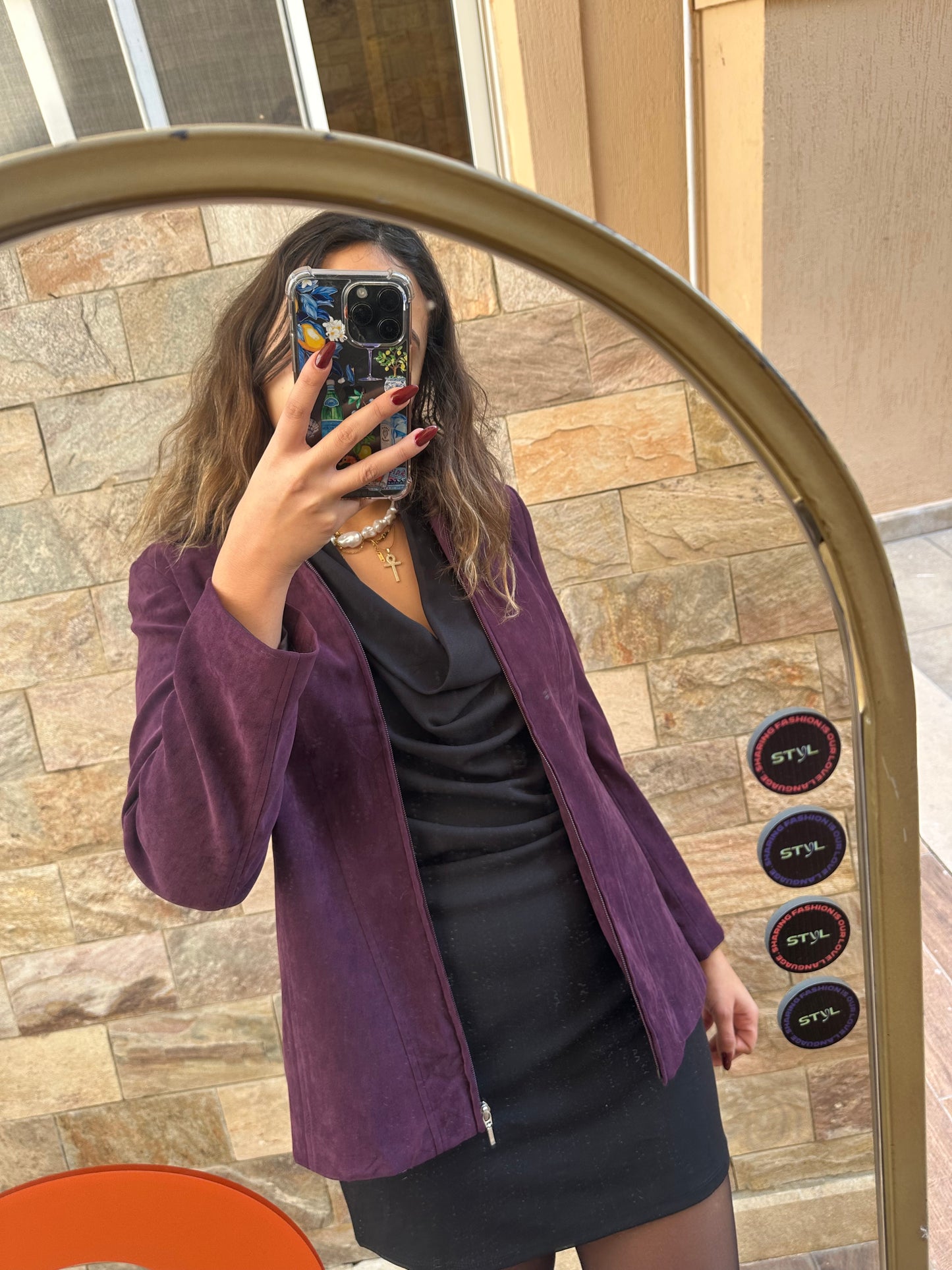 Purple Suede Jacket