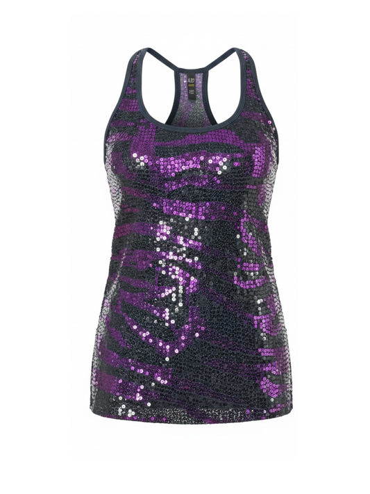 Purple Sequined Top (Small)