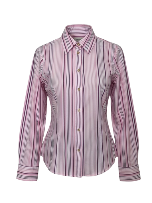 Pink & White Striped Chemise (Large)