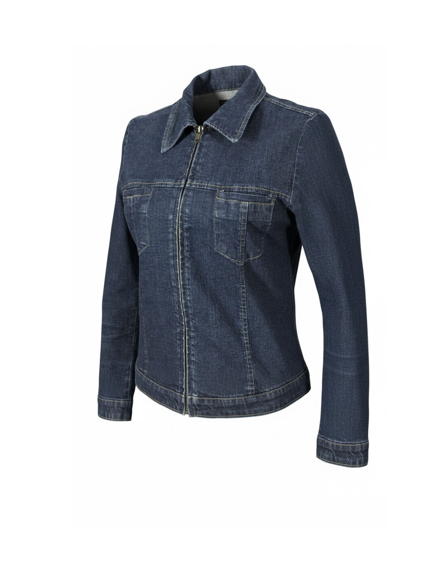 Dark Wash Fitted Denim (Medium)