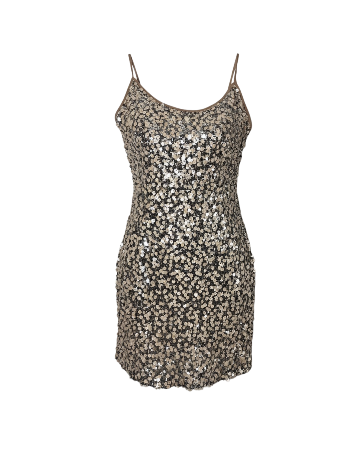 Gold Sequin Dress