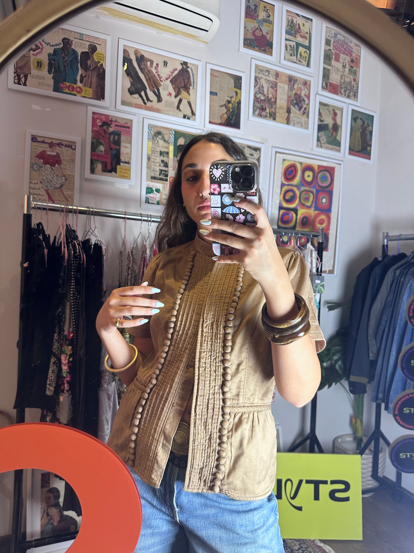 Vintage Gap Pleated Shirt (Medium)