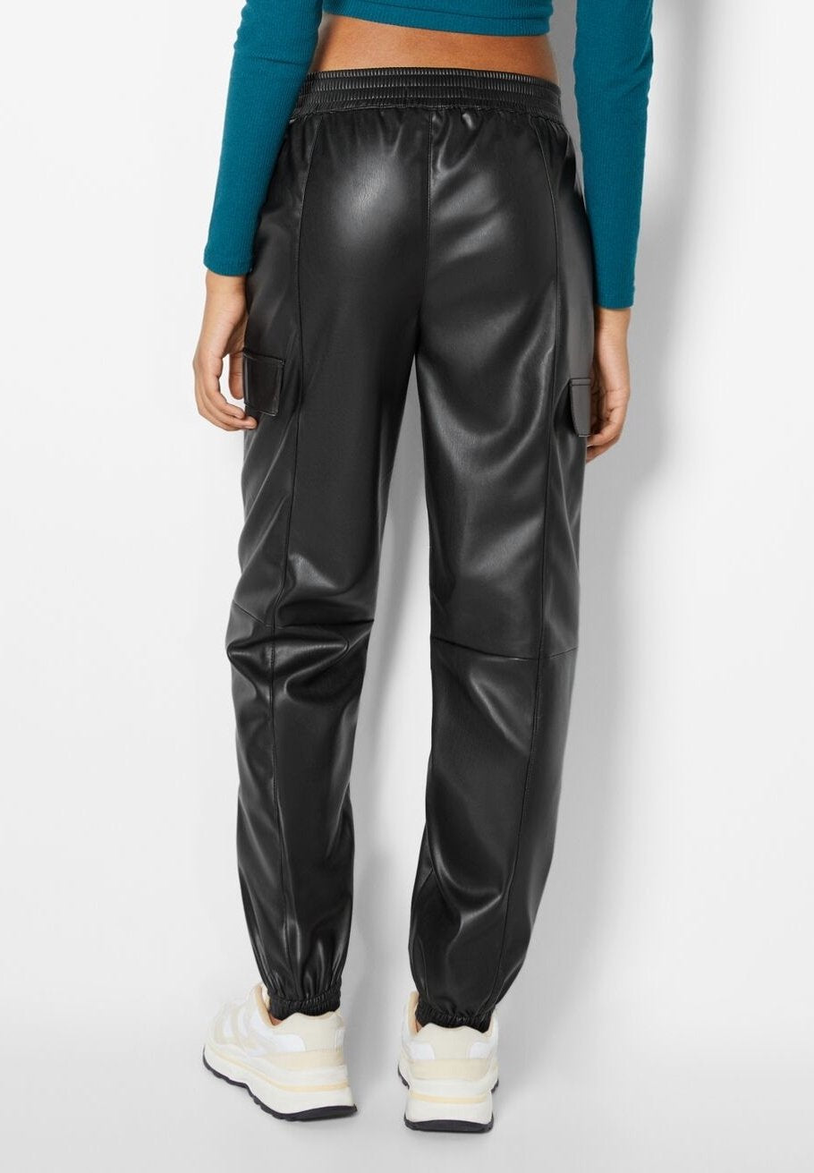 Leather Cargo - Bershka