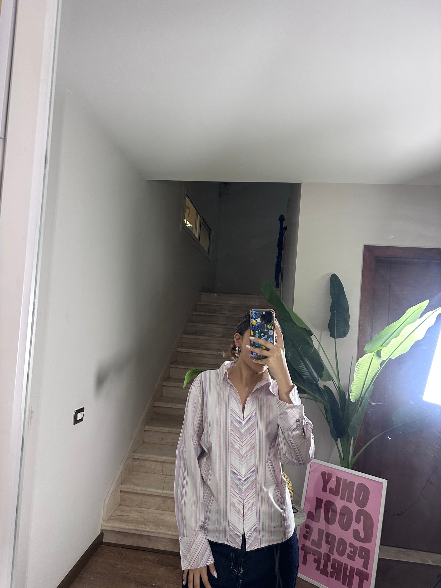 Purple Striped Shirt (XL)