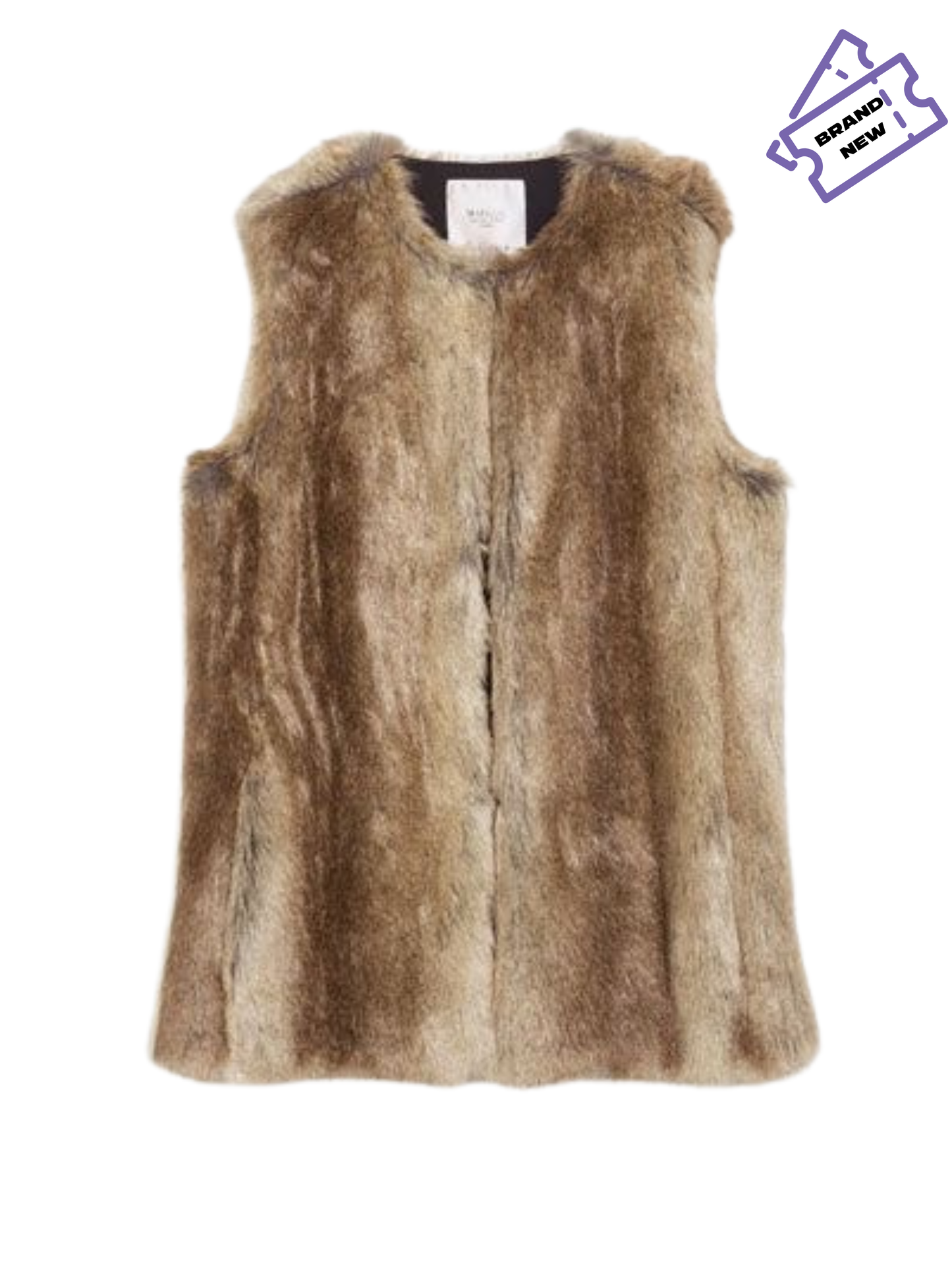 Fur Vest - Bershka