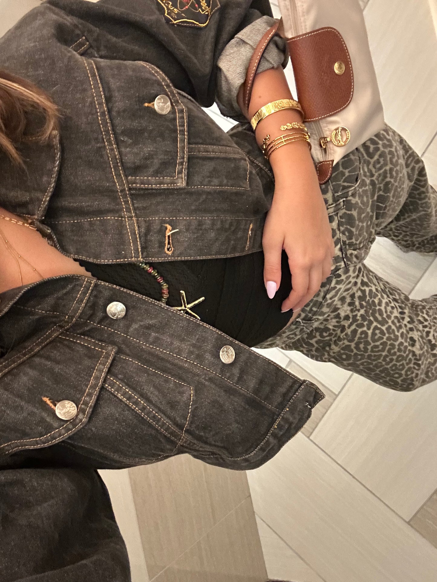 Vintage Cropped Denim