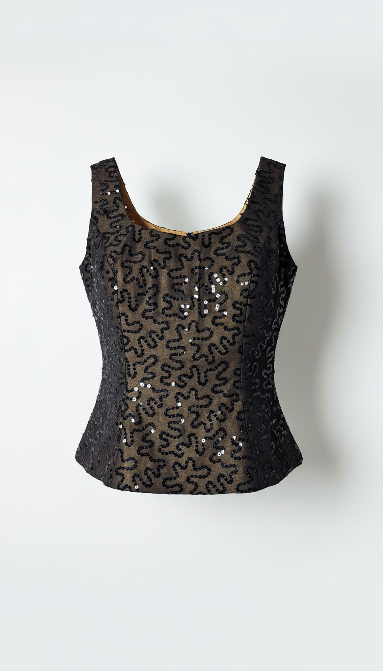 Fitted Beaded Top (Small)