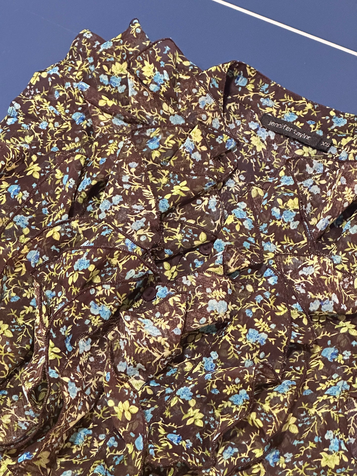 Mesh Floral Shirt (X Small)