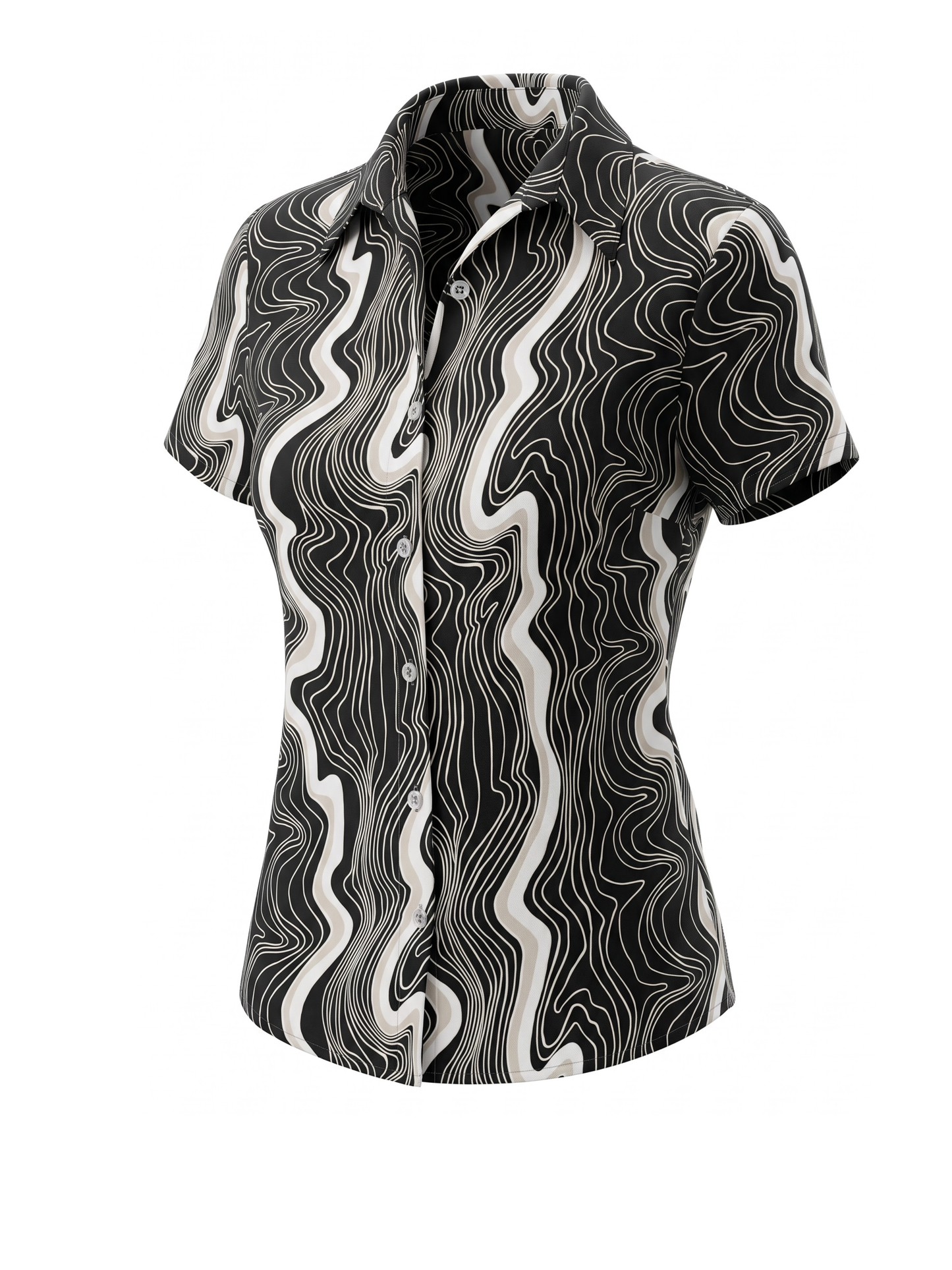 Abstract Button Up (Large)