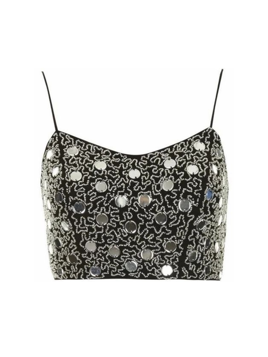 Embroidery Crop Top (Small)