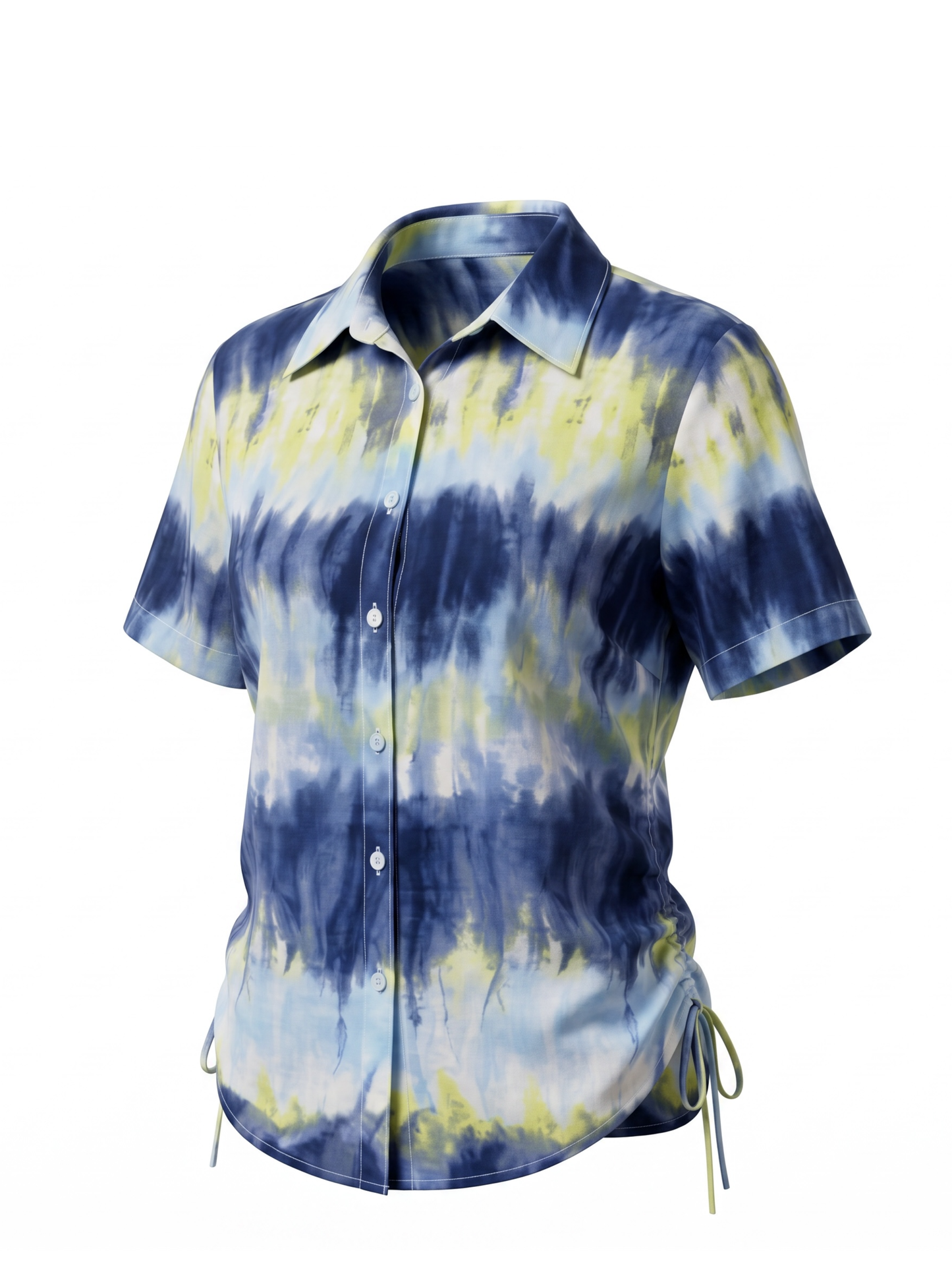 Buttoned Rushed Shirt (Large)