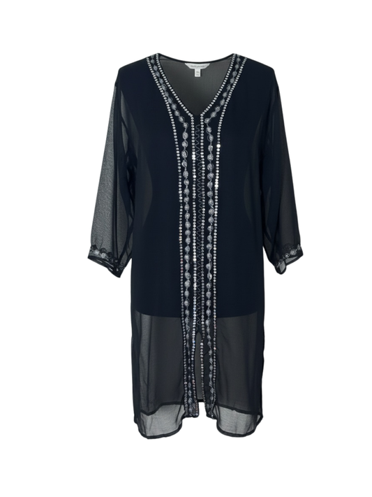 Sheer Silver Cover up (M/L)