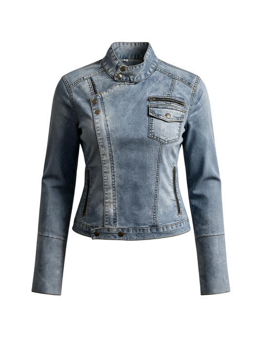 Asymmetrical Light Blue Denim (Medium)