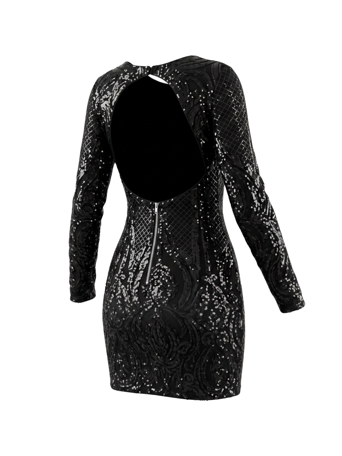 Snatched Sequin Dress (Medium)