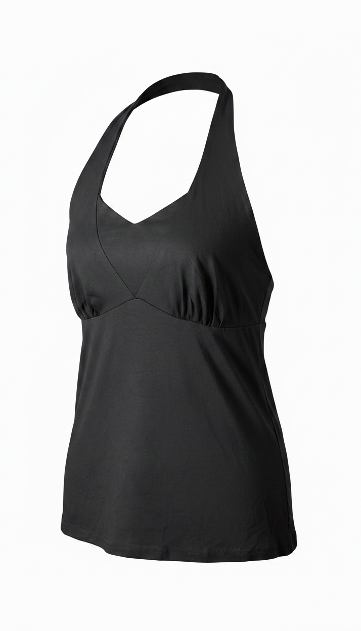 Black Halter Top (Medium)