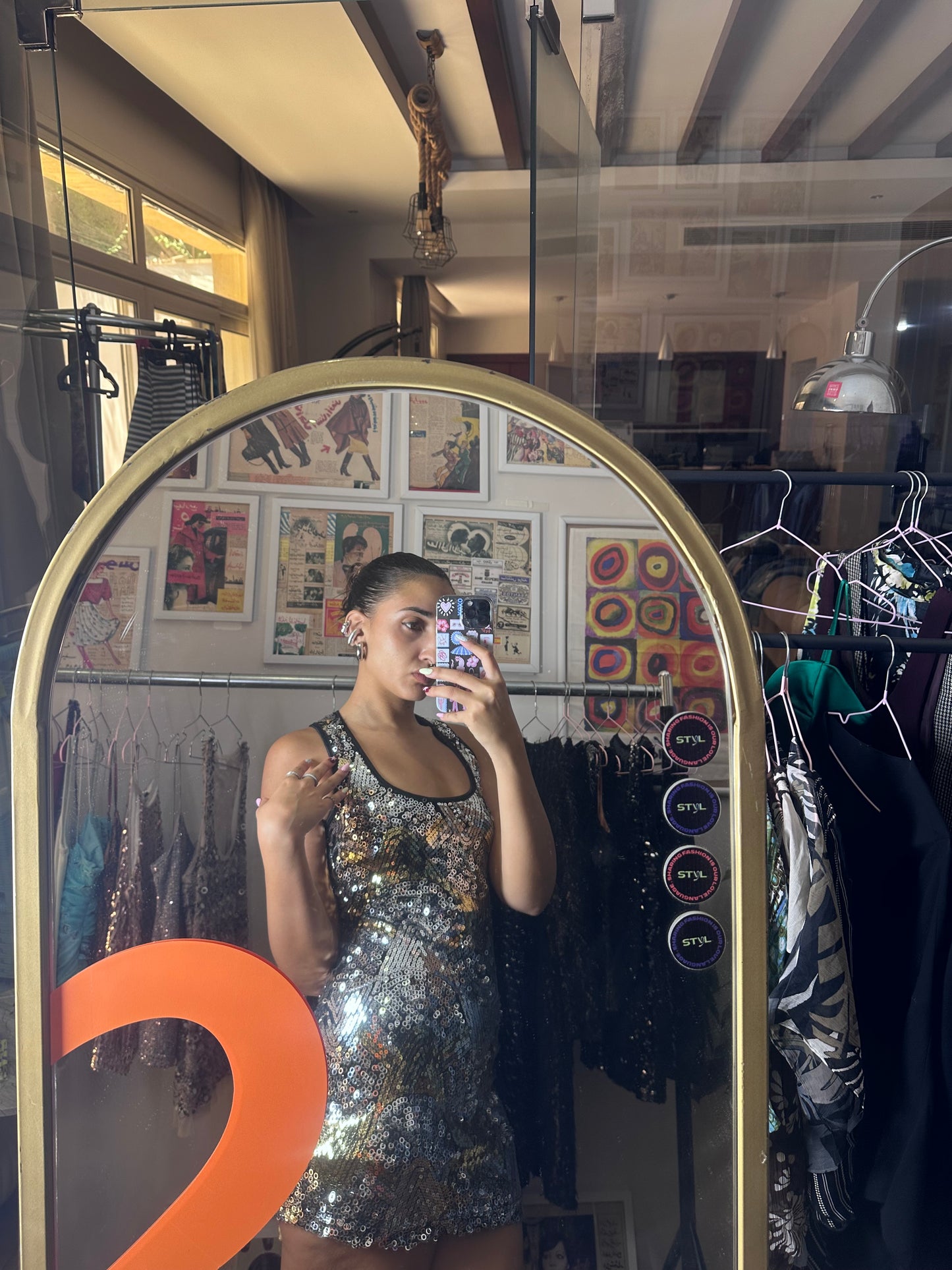 Gold & Silver Dress (Medium)