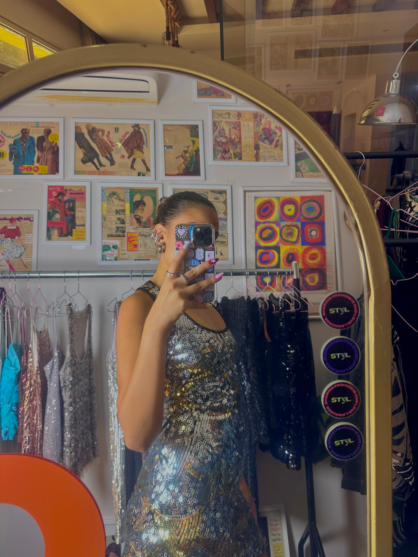 Gold & Silver Dress (Medium)