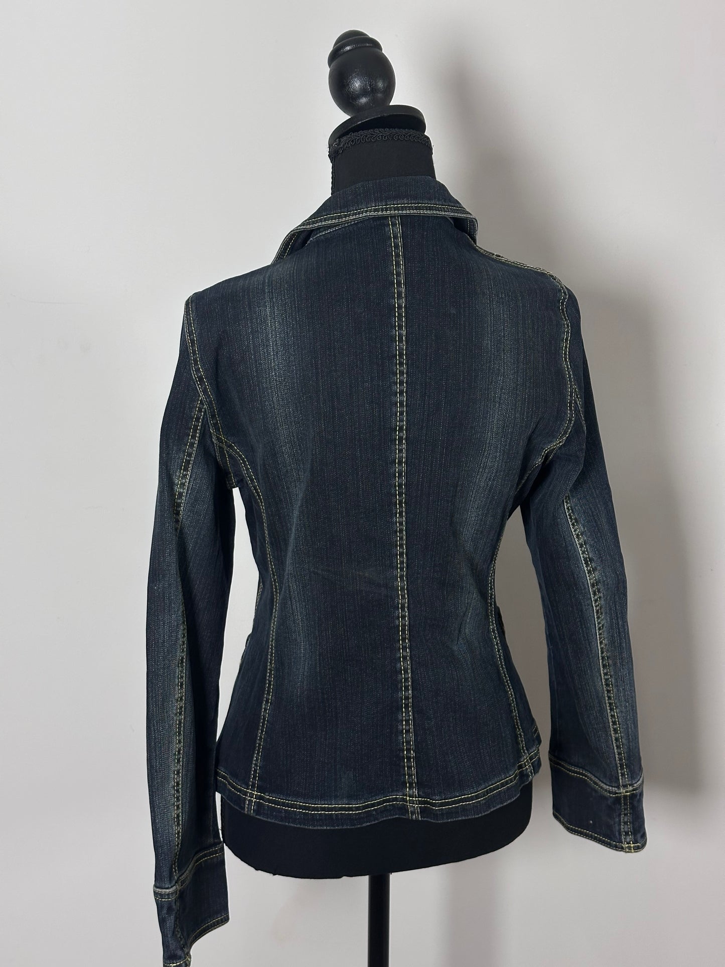 Gold Buttoned Denim (Large)