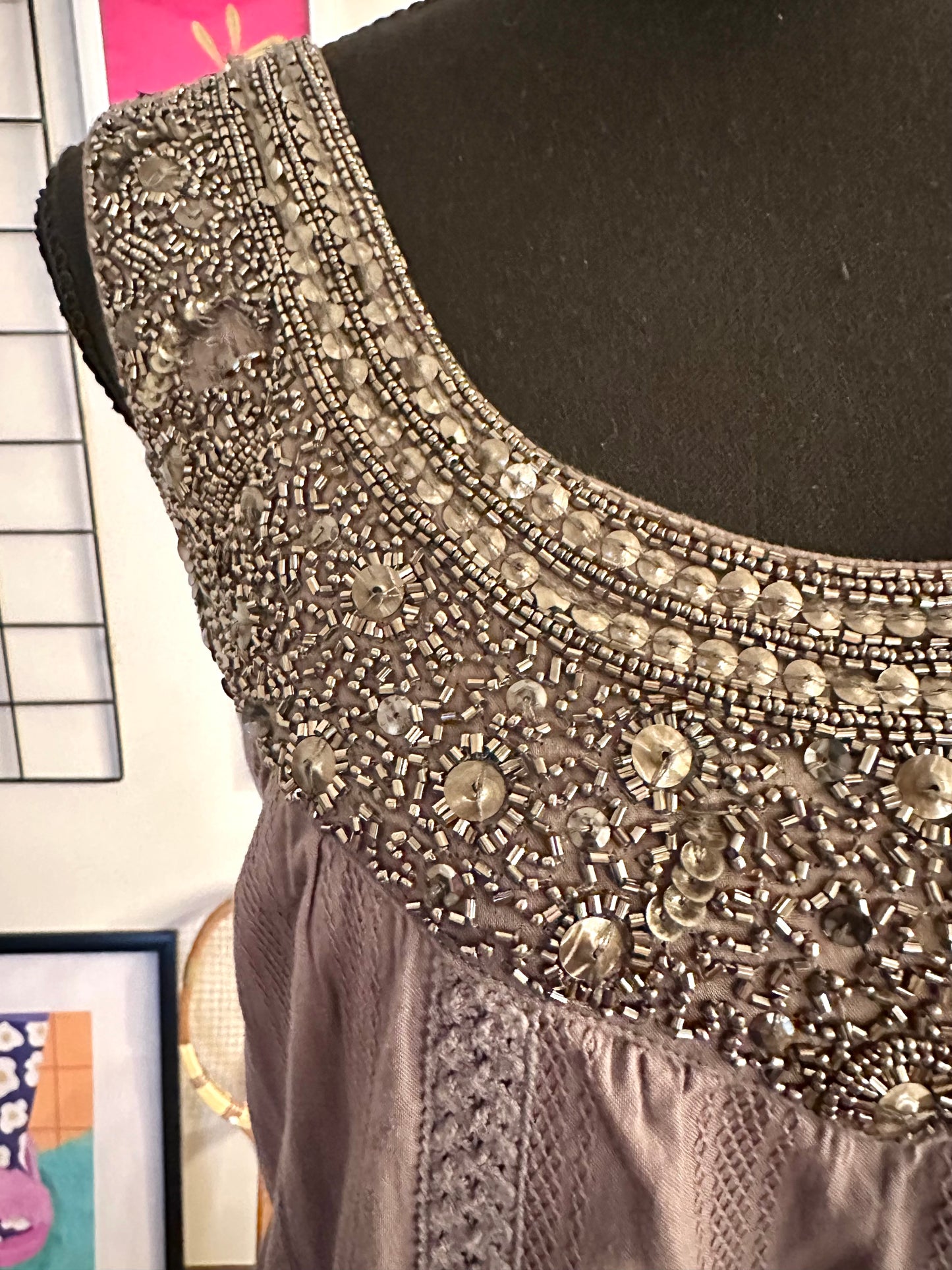 Y2K Boho Beaded Top (X Large)