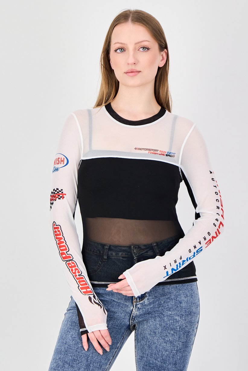 Mesh Racer Top (Medium)