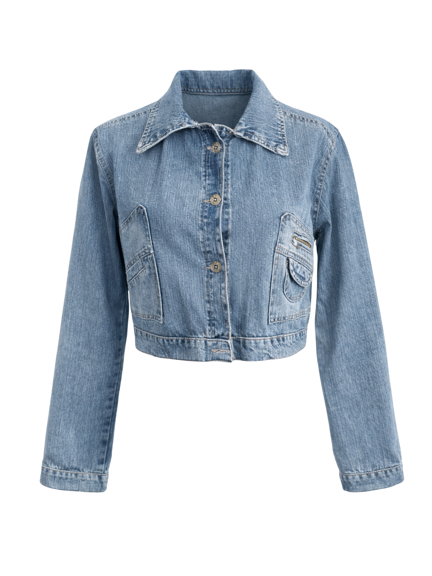 Oversized Cropped Denim (Large)