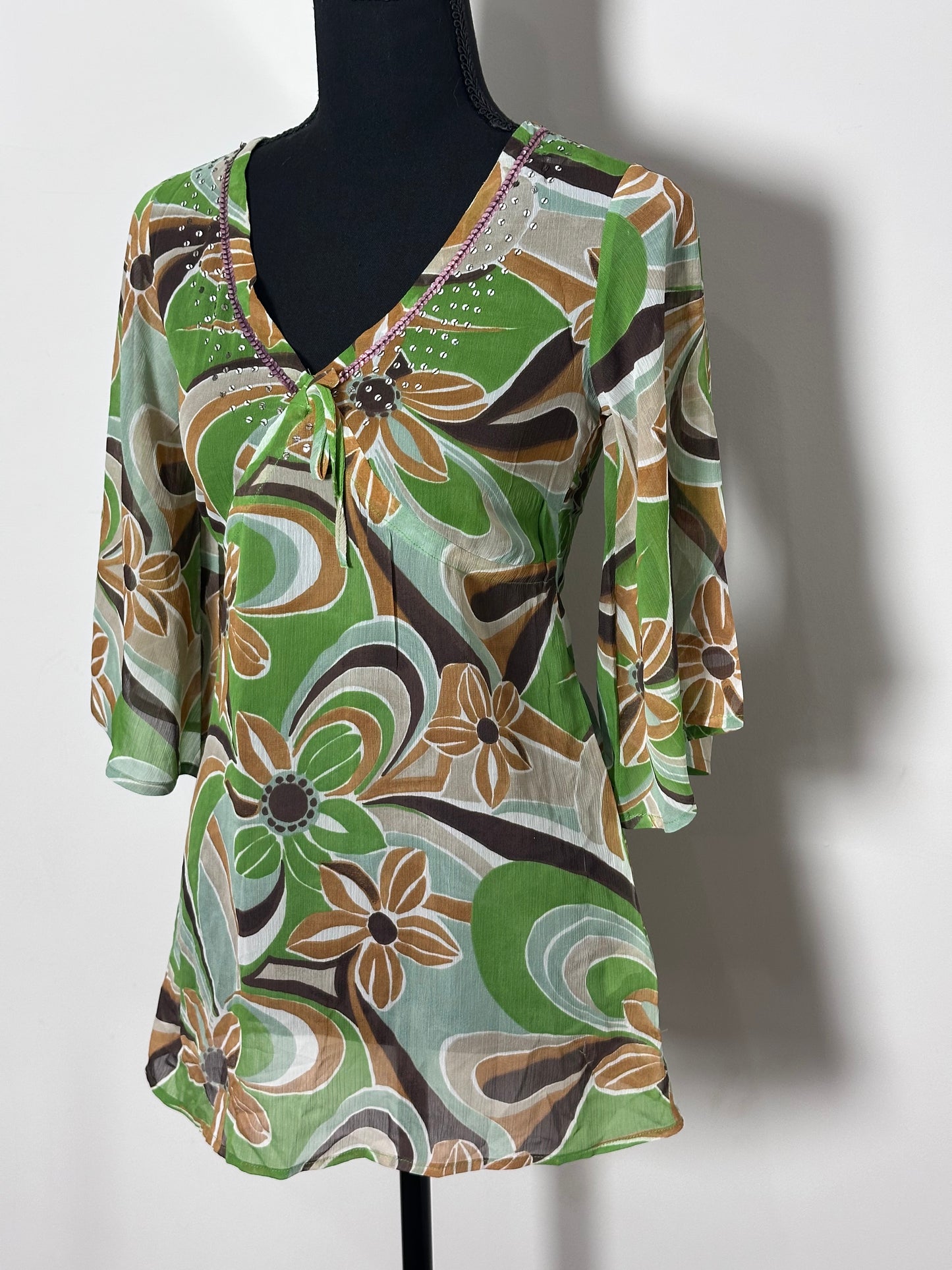 Floral Sheer Sequin (Small)
