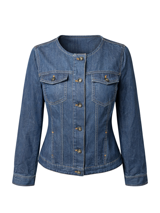 Collarless Denim (Large)