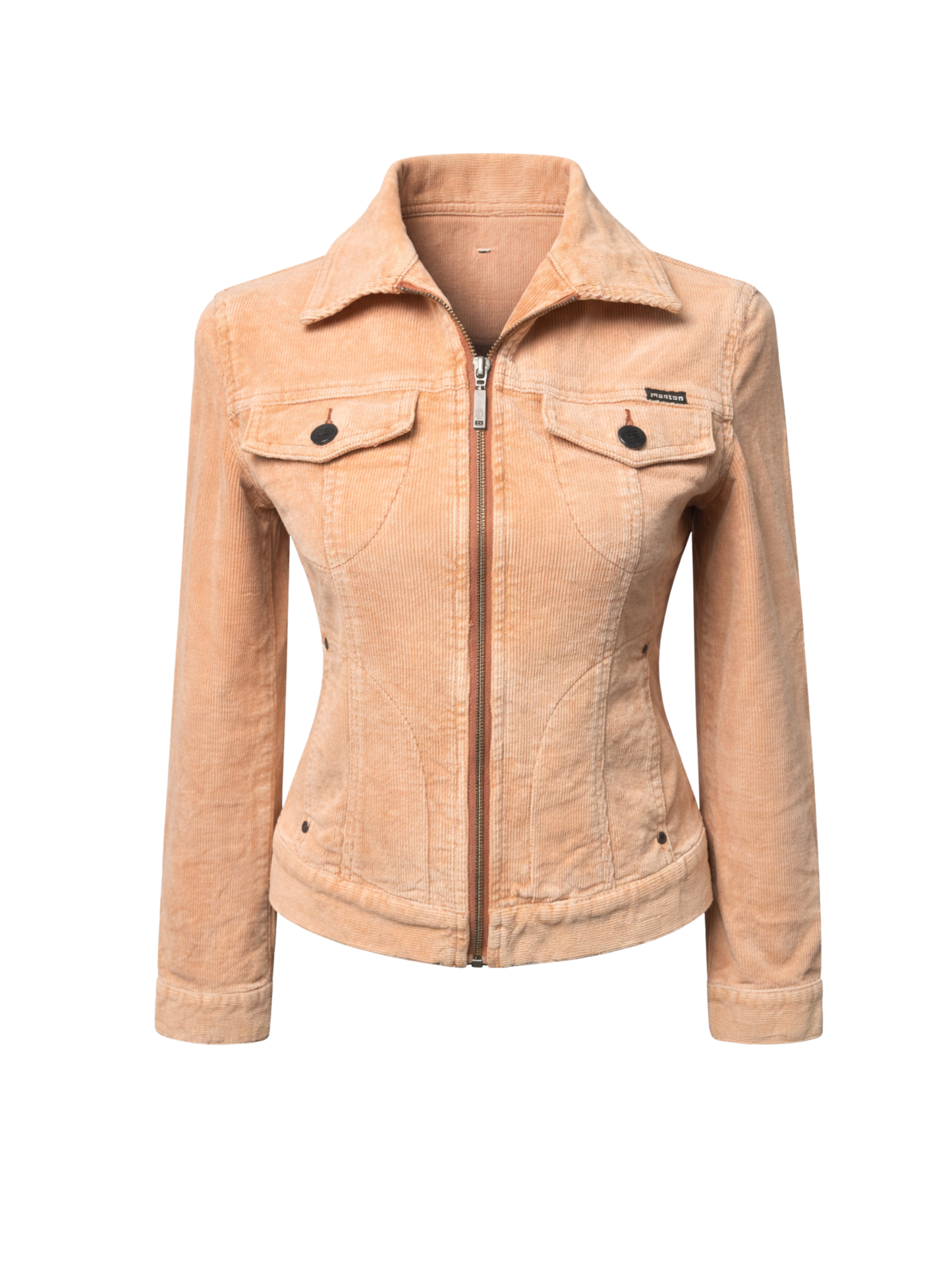 Zip Up Ribbed Jacket (Small)