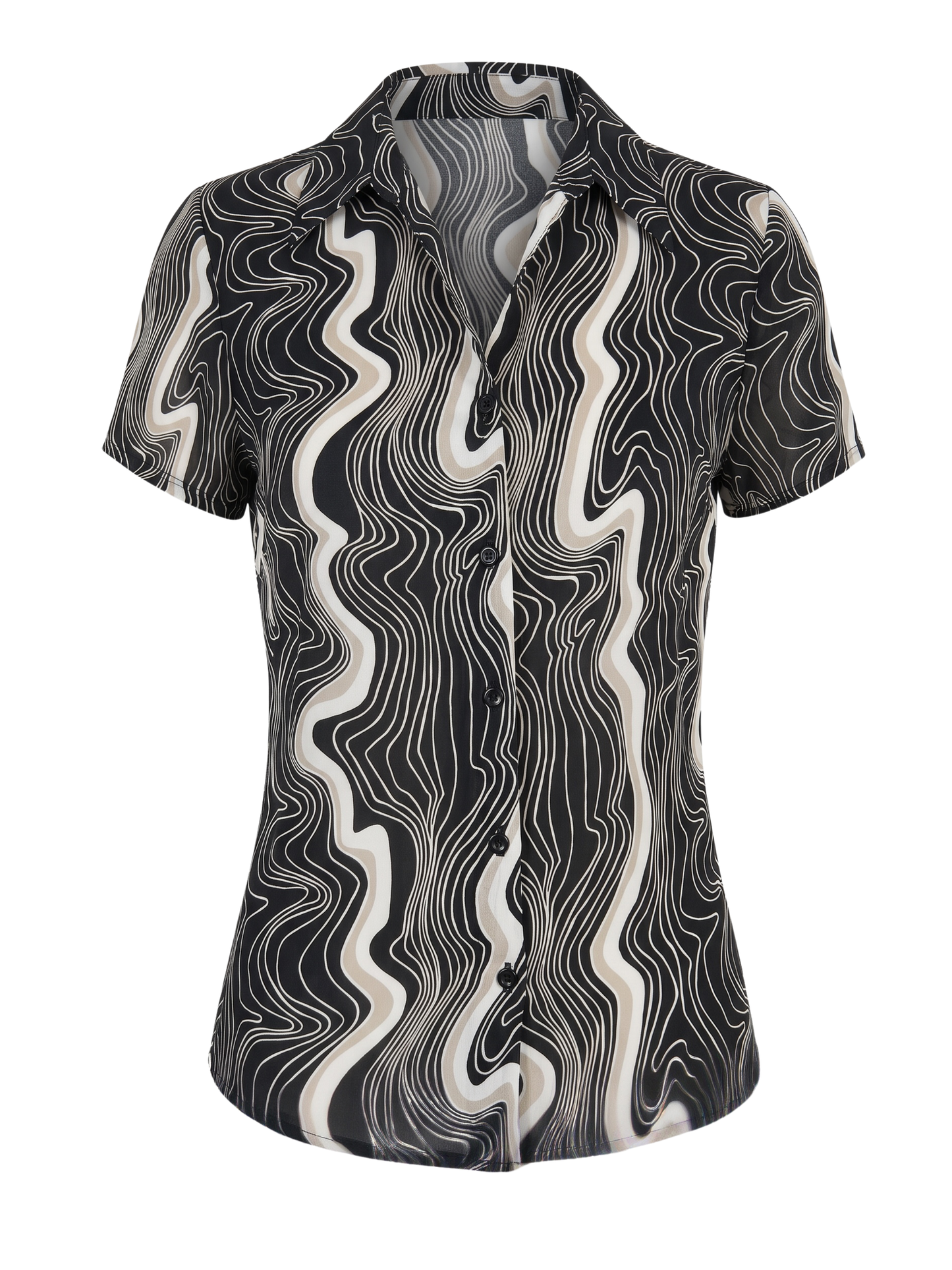 Abstract Button Up (Large)