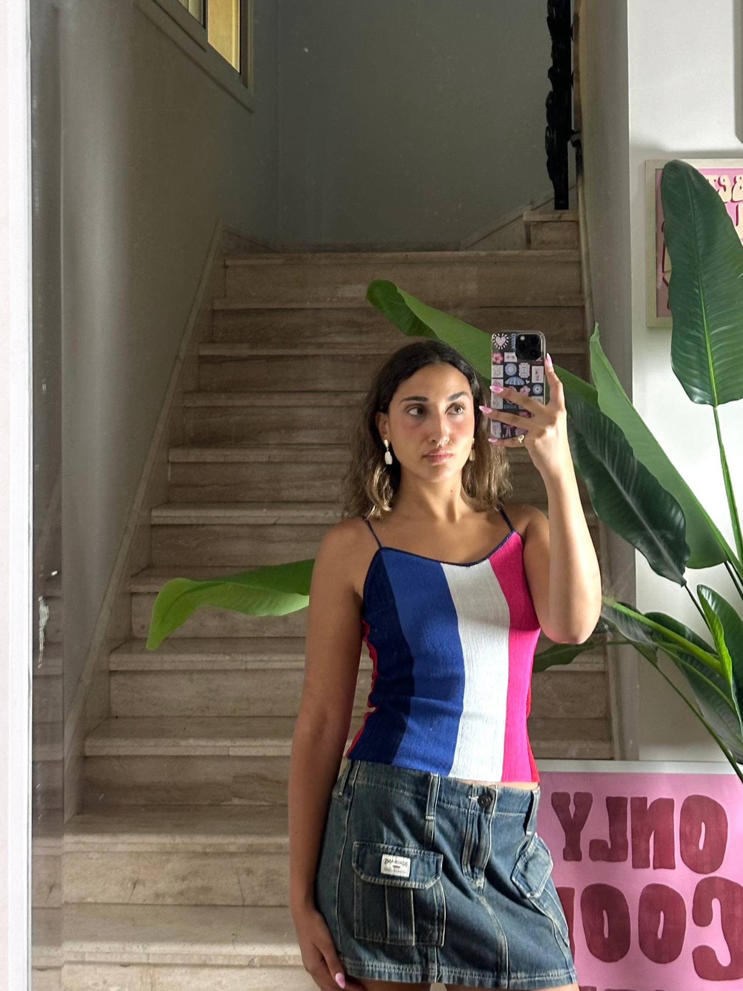 Glitter Striped Top (Small)