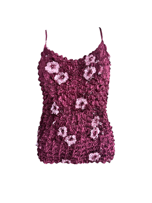Crunched Floral Top