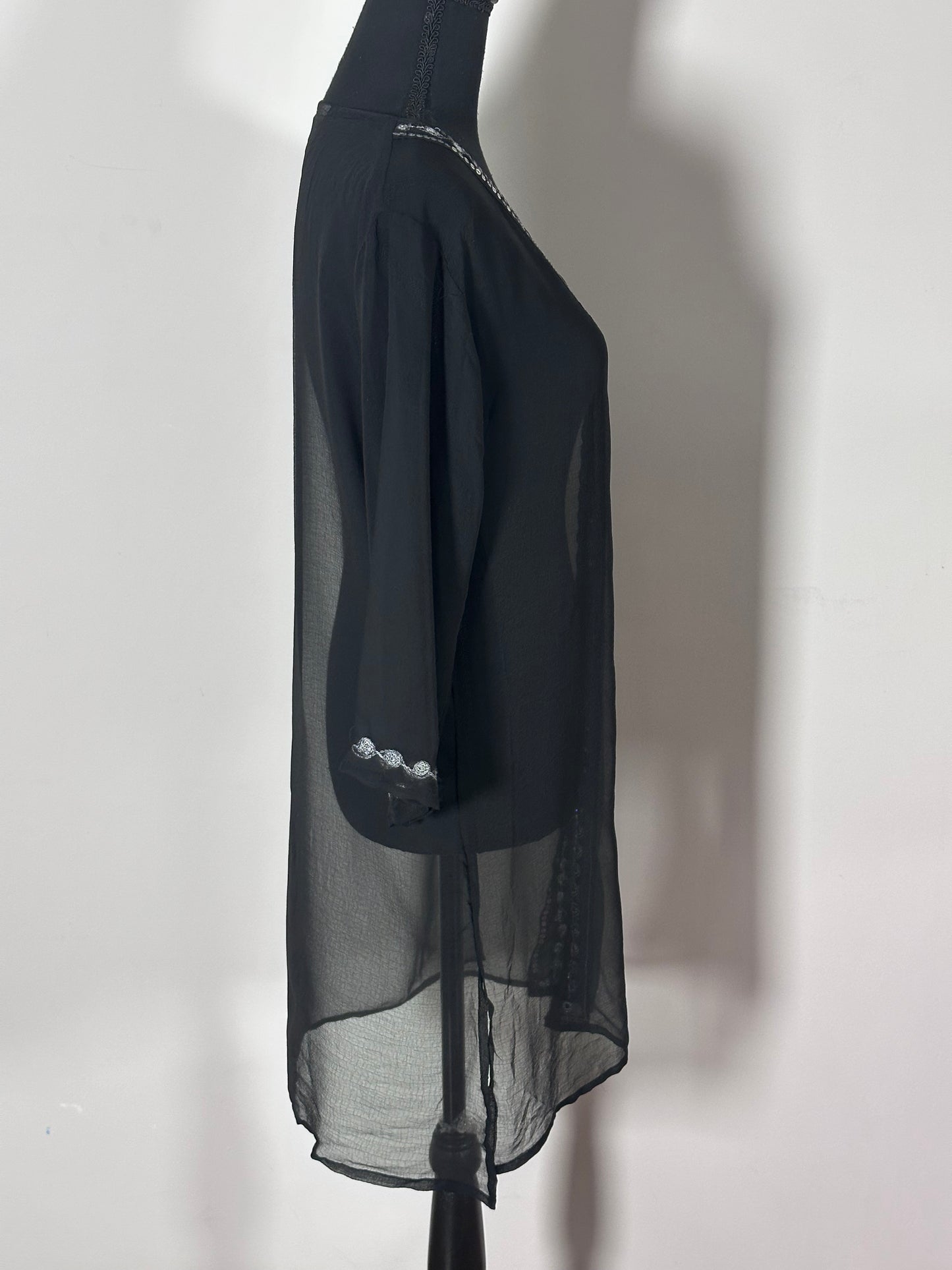 Sheer Silver Cover up (M/L)