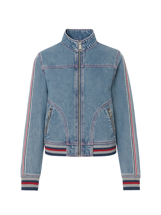 Racer Denim Jacket