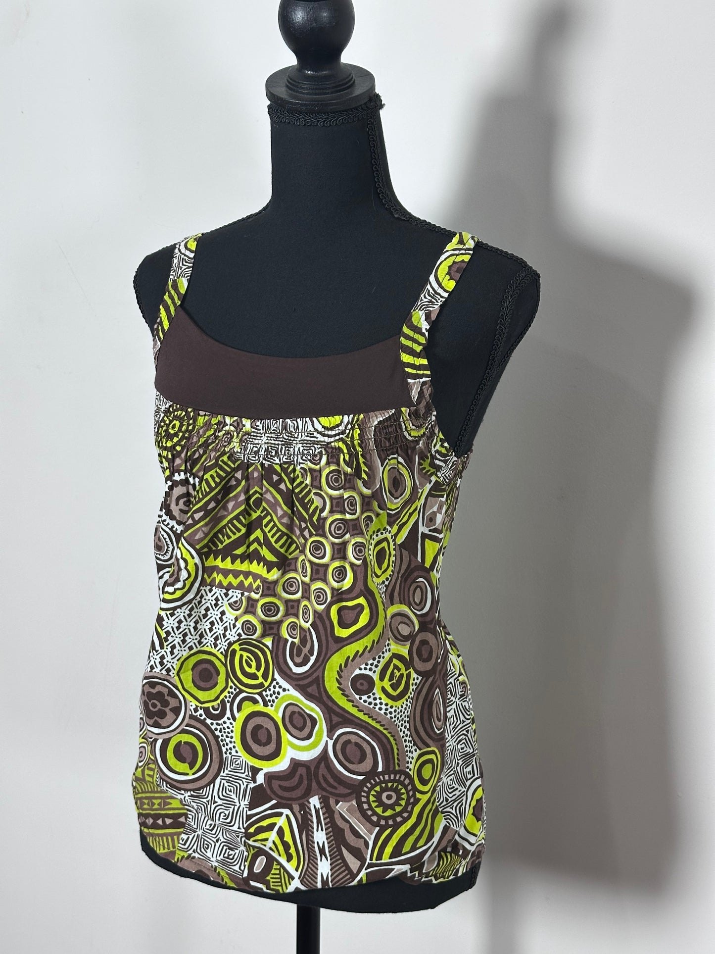 Y2K Patterned Top (Medium)