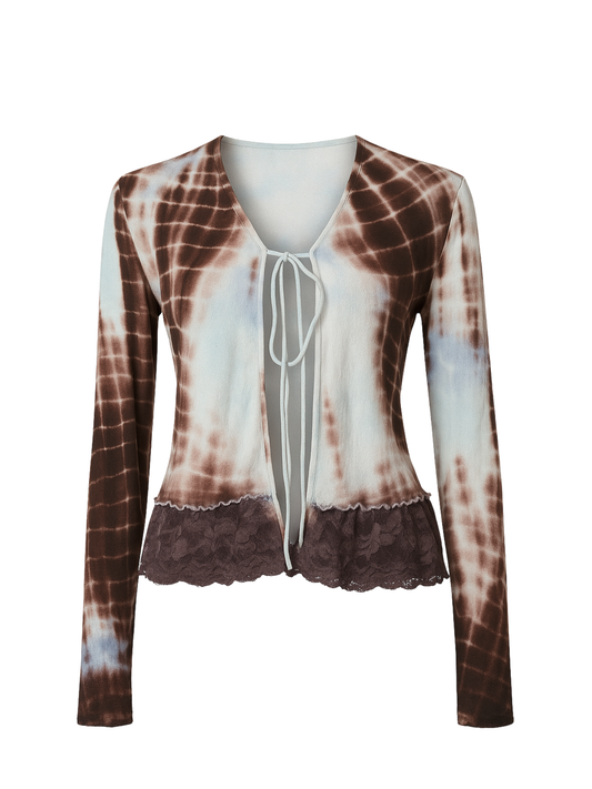 Dreamy Tie Dye Lace Top