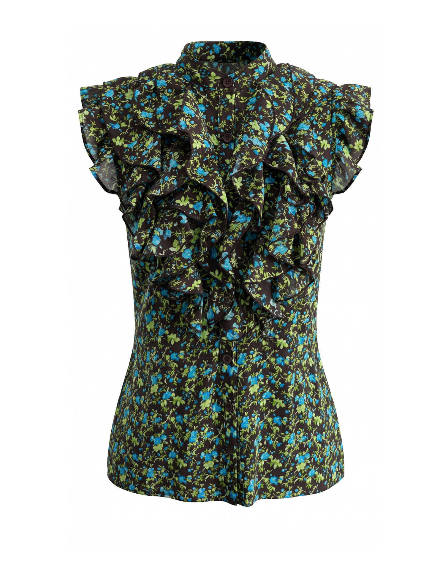 Mesh Floral Shirt (X Small)