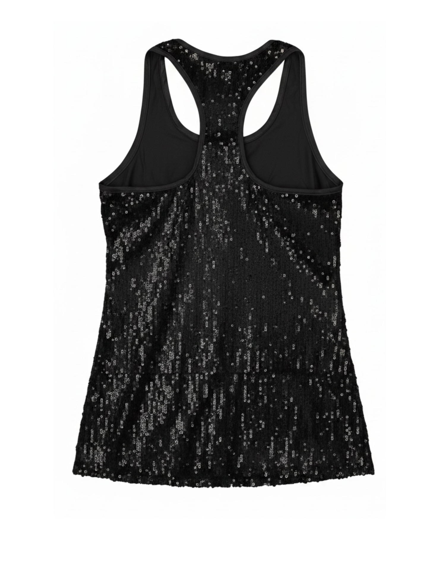 Black Sequined Top (Medium)