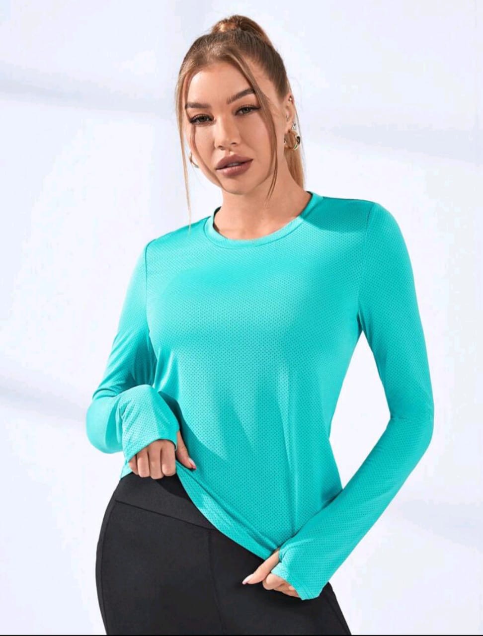 Yoga Basic Sports Tee Top - Shein