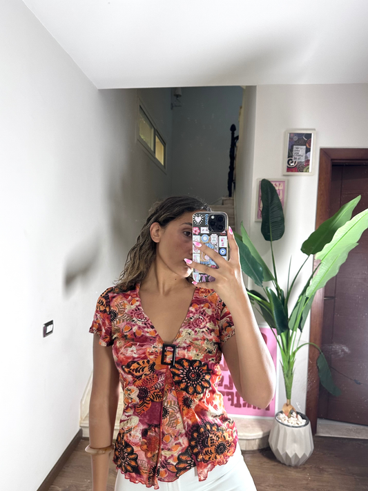 Y2K Mesh Top (Large)