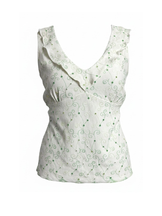 Embroidery Y2K Top (Large)