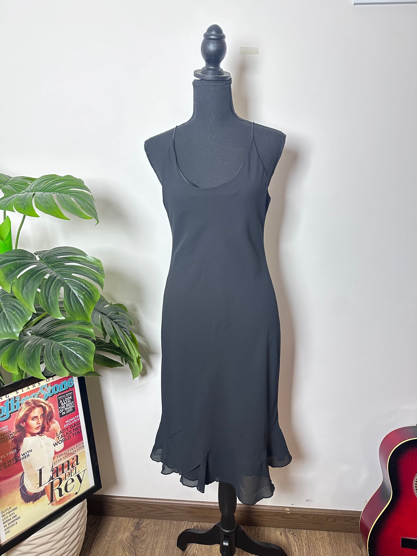 Black Ruffled Dress (Large)