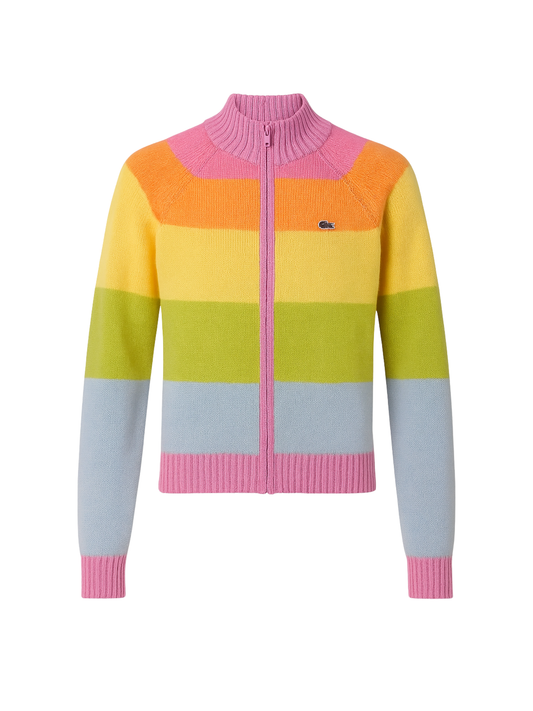 Vintage Striped Knit Jacket