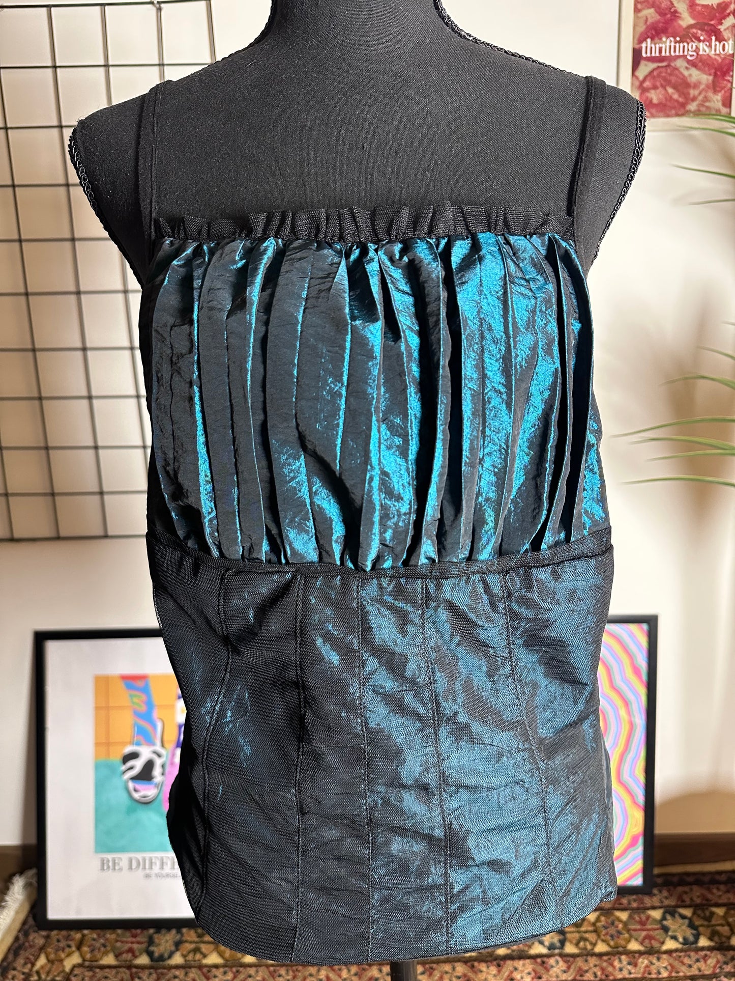 Metallic Rushed Cami (Large)