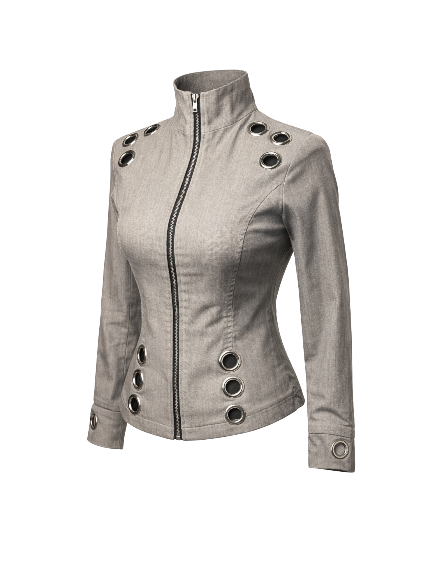 Fitted Metal Ring Denim (Small)