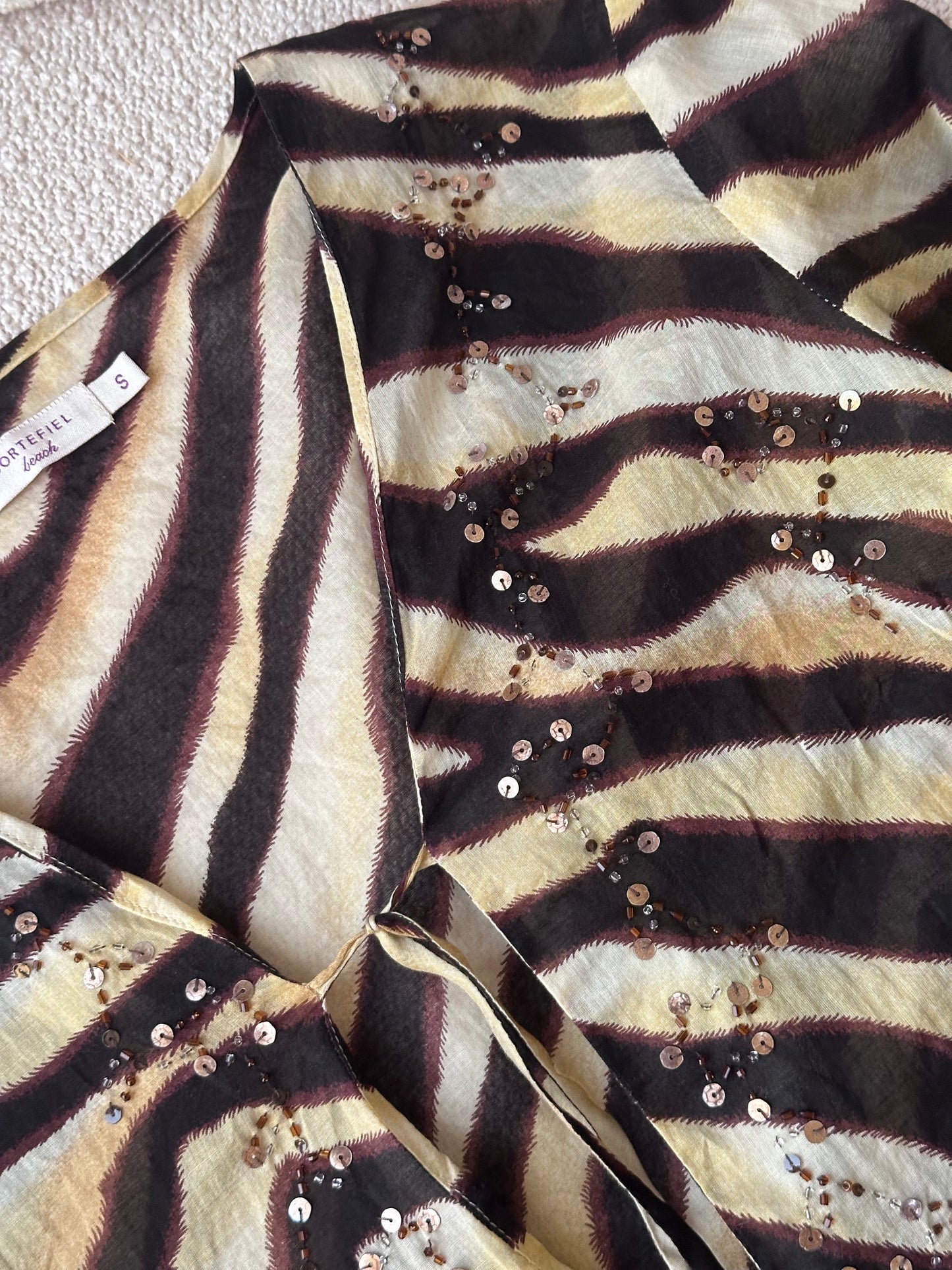 Brown Zebra Coverup (Small)