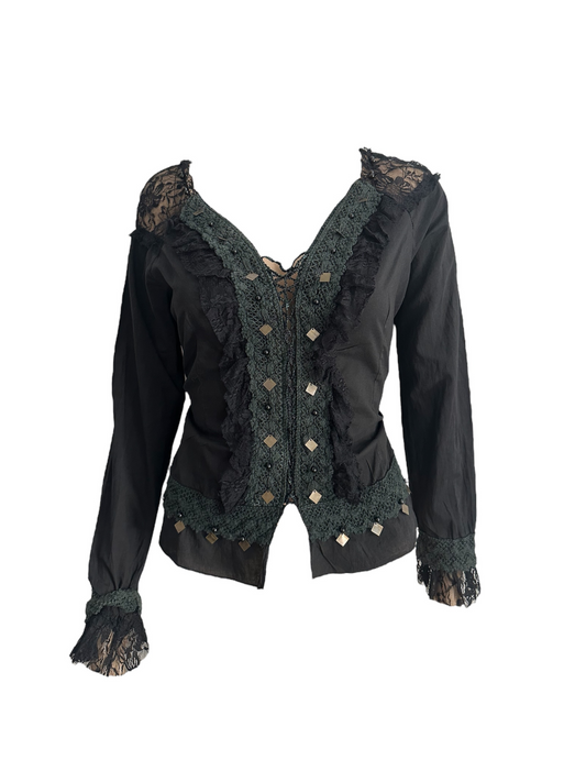 Black Vintage Top
