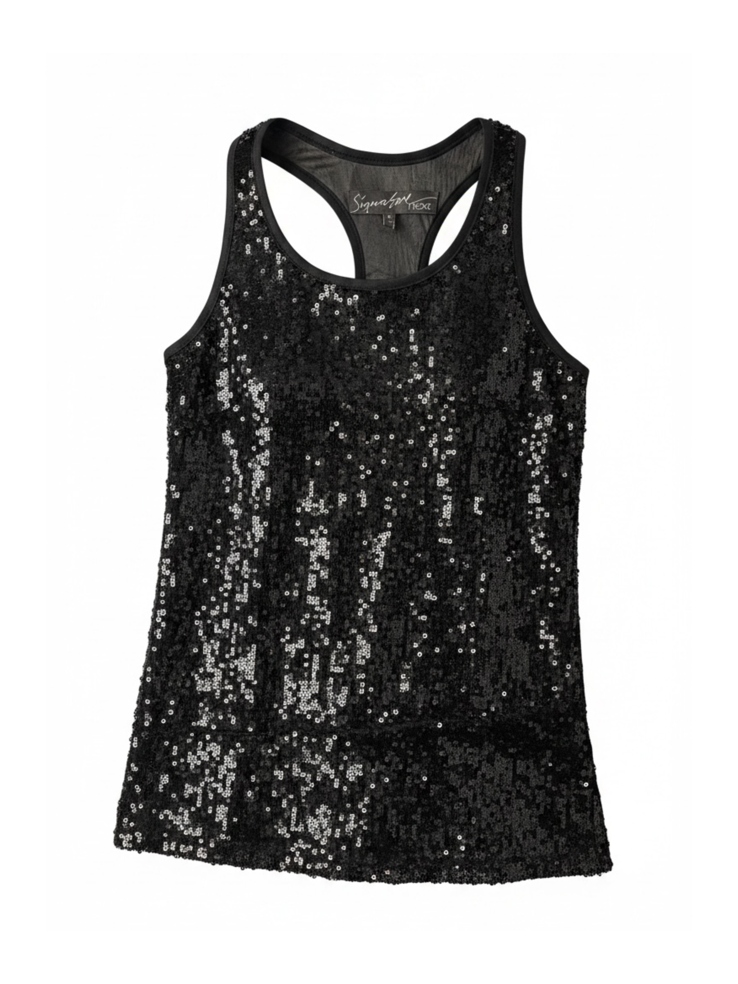 Black Sequined Top (Medium)