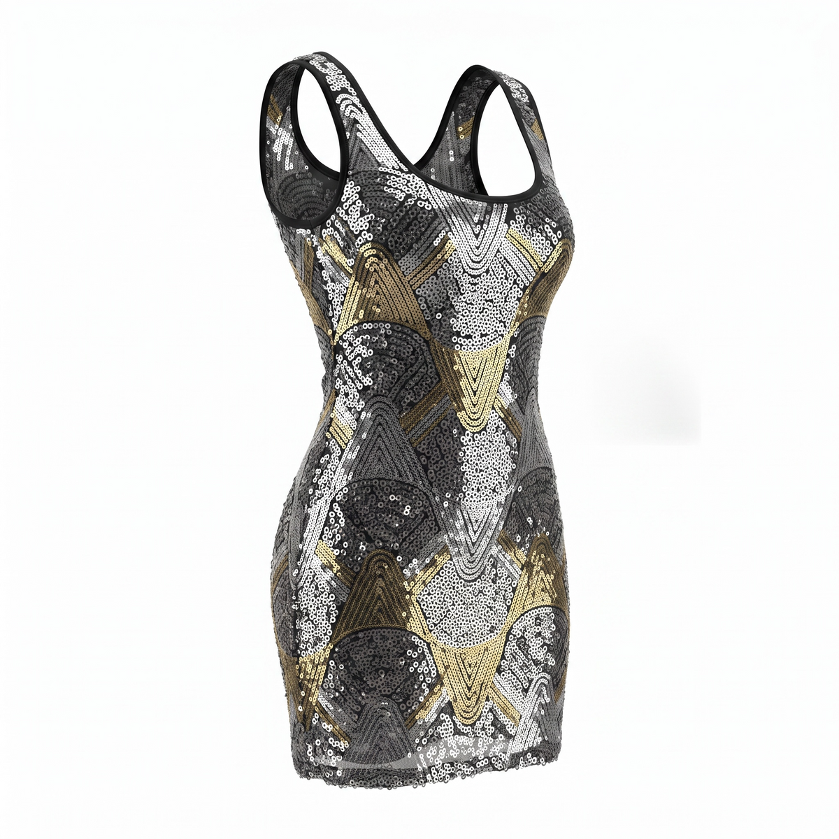 Gold & Silver Dress (Medium)