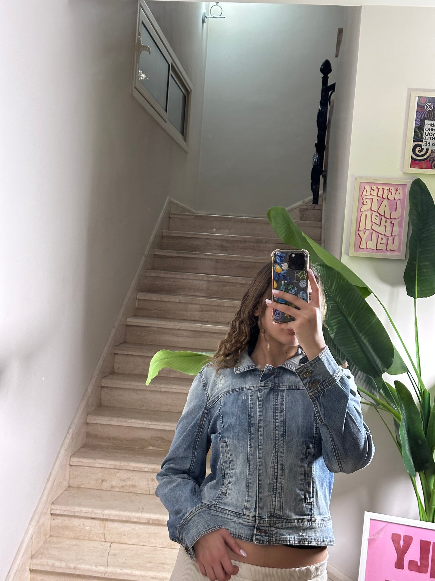 Lightwash Zipped Up Denim (Small)