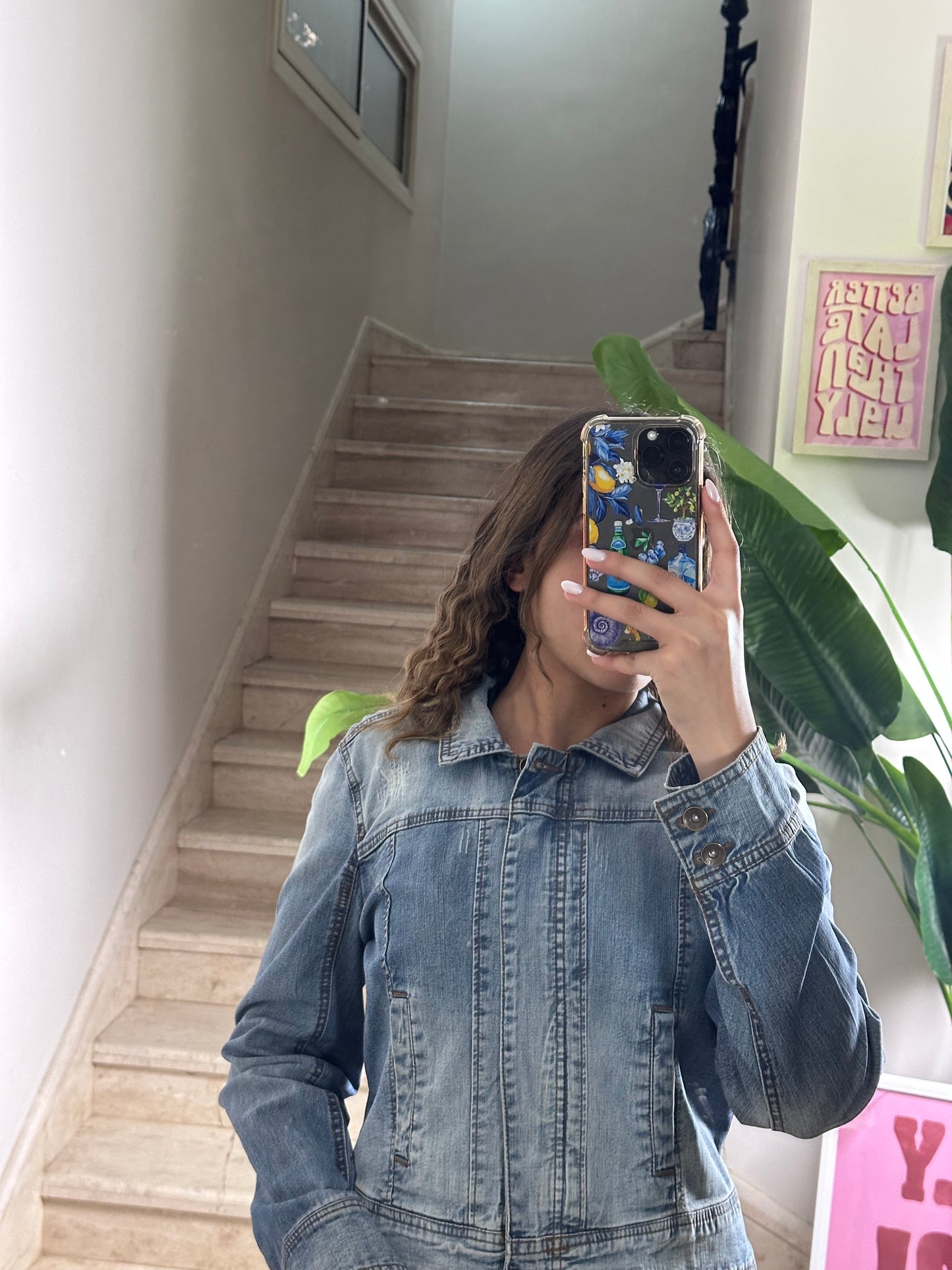 Lightwash Zipped Up Denim (Small)